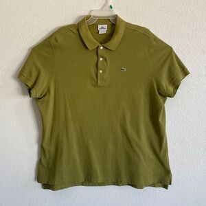 LACOSTE Men’s Cotton Polo Size 8